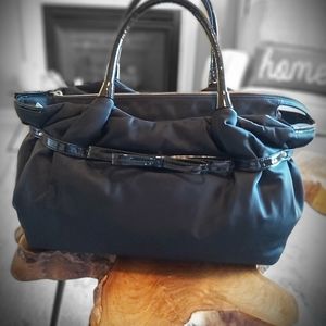 Kate Spade Nylon and Patent Leather Bag Large